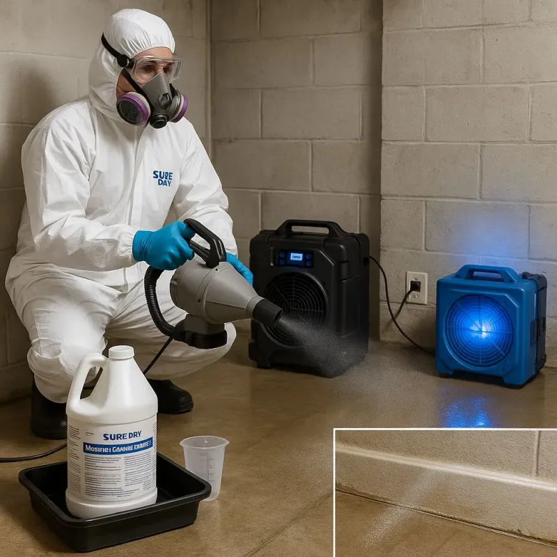 Sanitization and Odor Removal process in Houston, AK